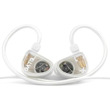 Imagem de TRUTHEAR Fone de ouvido intra-auricular GATE Dynamic Driver 3,5 mm cabo intercambiável (branco, sem microfone)