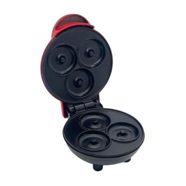 Imagem de Ｂｅｓｇａ Máquina de waffle ferro compacto antiaderente doméstico 350w café da manhã fazer donut maker para o café da manhã panqueca hambúrgueres lanches ovo