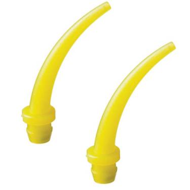 Imagem de PlastCare USA 500 pontas misturadoras dentárias 4,2 mm - pontas misturadoras intraorais amarelas para moldagens - pontas misturadoras intraorais da