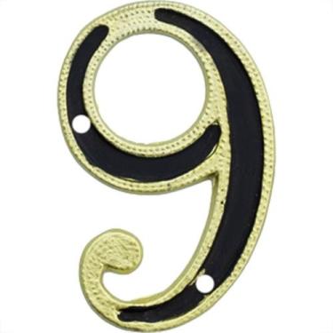 Imagem de Numero Residencial Colonial Luxo Metal Thompson No.9 - MAC FER