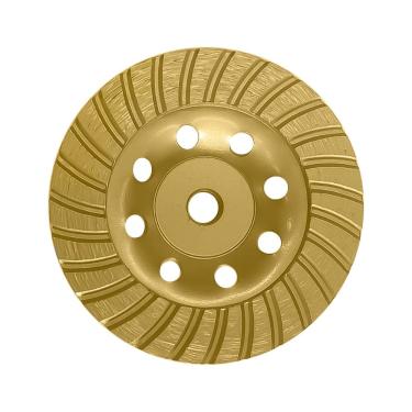 Imagem de Rebolo Desbaste Diamantado Turbo Esmerilhadeira 115mm M14 Profissional Fertak  