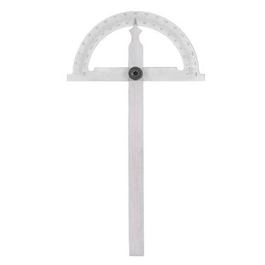 Imagem de Transferidor de ângulo, Régua de Madeira de Aço Carbono de 180 Graus, Ferramenta Fácil de Medição de ângulo de Leitura Com Ampla Aplicação