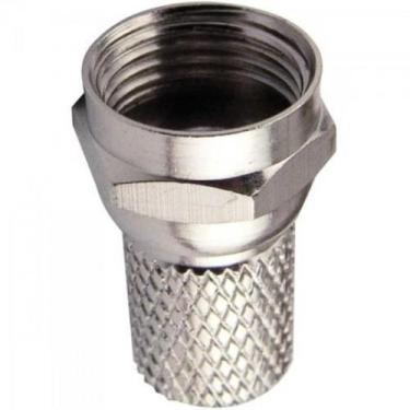 Imagem de Conector "F" para Cabo RGC06 de Rosquear GENÉRICO - CEM / 100 - STORM