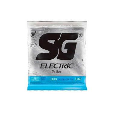 Imagem de Encordoamento P/guitarra 009 Sg Extra Leve - Grátis: 1ª(mi) Extra + 1 