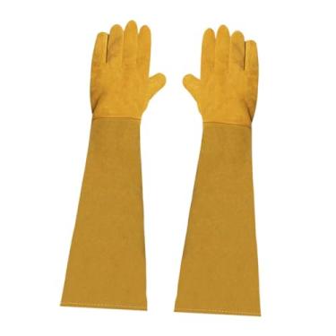 Imagem de IEUDNS 1 par as luvas de soldagem do desgaste do desgaste versátil, confortável, durabilidade, luvas de proteção anti de estimação para jardinagem