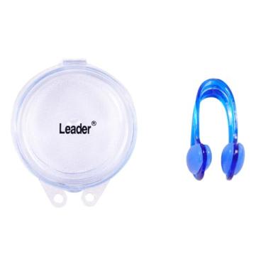 Imagem de Leader Glasses- Protetor Nasal Rígido para Natação Leader – Clipe de Nariz Fixo Durável, Design Anatômico, Uso Adulto e Infantil