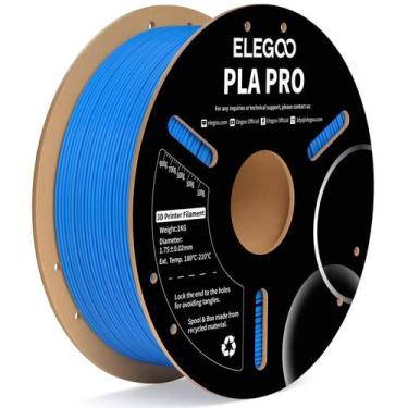 Imagem de Filamento PLA PRO 1,75mm Azul Claro 1kg - ELEGOO para Impressora 3D