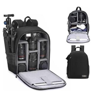 Imagem de Mochila Catcun à Prova D'Água para Câmeras DSLR e Sem Espelho