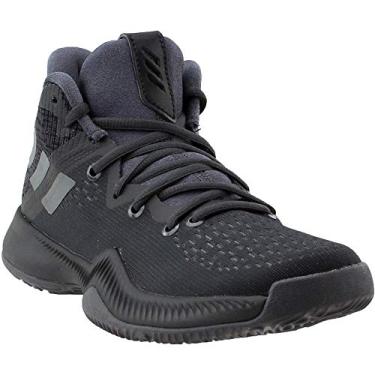 Imagem de adidas Tênis de basquete masculino Mad Bounce J, Utilitário preto/preto/cinza, 4 Big Kid