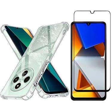 Imagem de Blance, Kit Capa Anti-Shock + Película De Vidro 3D Para Poco C75 4G