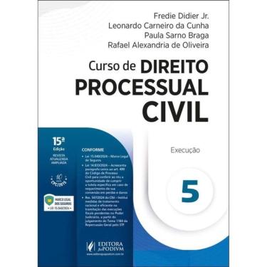 Imagem de Curso De Direito Processual Civil - Execução - 2025 - Vol. 5