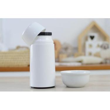 Imagem de Kit Maternidade Garrafa Térmica Molhadeira Porcelana K046 - Ciranda Ar