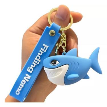 Imagem de Chaveiro Bruce Tubarão 3d Nemo Personagem Chave Carro Bolsa Pingente