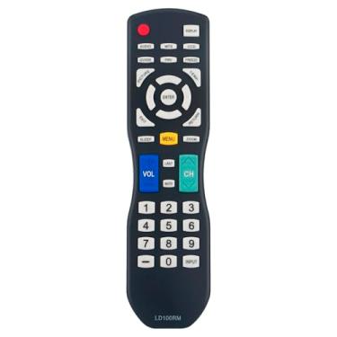 Imagem de Controle remoto de TV de substituição compatível com Apex LCD TV HDTV LD4077M, LE3242, LE24H87, LE2412, compatível com Westinghouse LCD TV VR-4625, VR4625