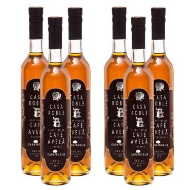 Imagem de Licor De Cachaça De Alambique - Roble Café 6 Un 500 Ml Cada