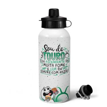 Imagem de Garrafa Squeeze MQ Funny Signos - Sou de Touro - 600ml