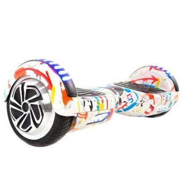 Imagem de Hoverboard Skate Elétrico 6.5" com Bolsa Led Bluetooth Grafite Brinovar