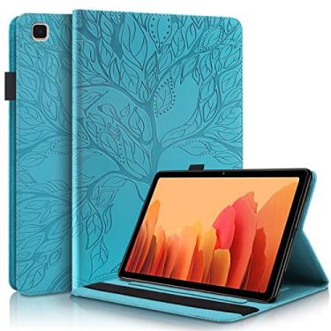 Imagem de Capa para Samsung Galaxy Tab A7 Lite 8,7 polegadas 2021 Capa SM-T220/T225 Premium Couro PU Capa com suporte Flip Shell com compartimento para cartão para tablet Galaxy Tab A7 Lite 8,7 polegadas - Turquesa