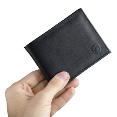 Imagem de Carteira De Couro Masculina Porta Cartão Guardian - Gshield