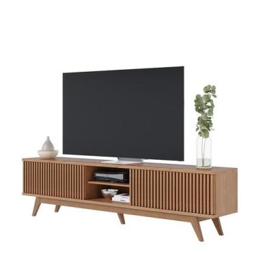 Imagem de Rack Bancada Fortaleza 2,18m para TV Freijó - Colibri, Freijó