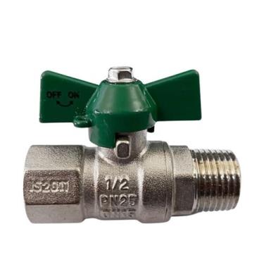 Imagem de Registro Esfera Borboleta MXF Para Hidrômetro 1/2 - Italy