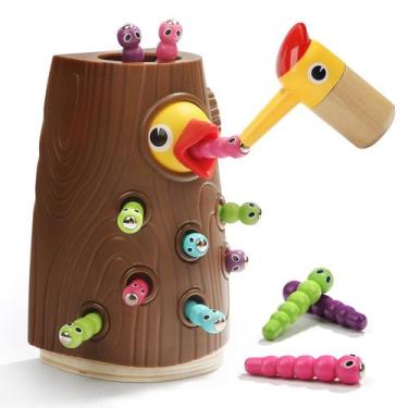 Imagem de Jogo magnético de alimentação de pássaros Montessori Toy TOP BRIGHT 2Y