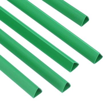 Imagem de PATIKIL 50 peças de barras de encadernação, barras de encadernação de 10 mm, aderência deslizante, capacidade de 70 folhas, tamanho A4, fichário de apresentação para currículo de capa de relatório