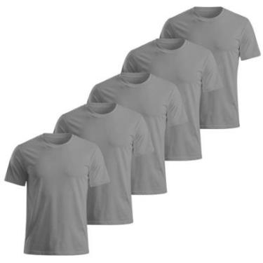 Imagem de Kit 5 Camisetas Masculinas Tecnologia Dry Proteção Solar Térmica Anti Suor Academia Treino-Unissex