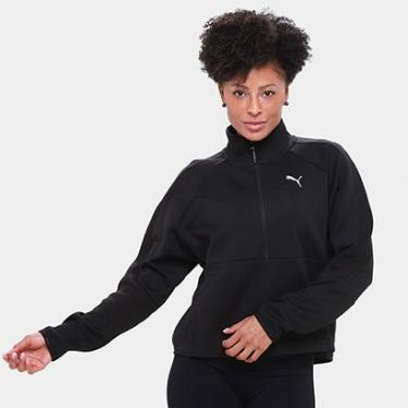 Imagem de Jaqueta Puma Evostripe Meio Zíper Feminina-Feminino