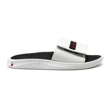 Imagem de Chinelo Masculino Slide Rider Infinity Fuse 12426, Branco, Cinza, 42