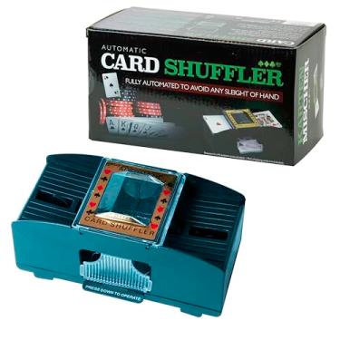 Imagem de Funtime Gifts BV6009 Fun time Plastic Card Shuffler, Black, Pack of 1