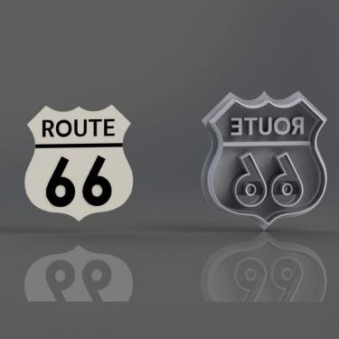 Imagem de Cortador Carros Rota 66 Tamanho 6Cm