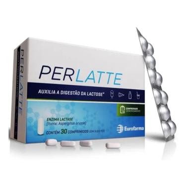 Imagem de Suplemento De Lactase Perlatte 9000 Fcc - 30 Comprimidos