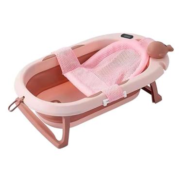 Imagem de Banheira Ofurô Compacta P/Bebê Dobrável Com Rede Inclusa