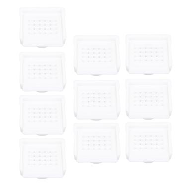 Imagem de Luqeeg Pacote com 10 portões de entrada para colmeias, caixa nuc de plástico para apicultores, ferramentas de colmeia, portas de entrada de abelhas, equipamento de apicultura, suprimentos de