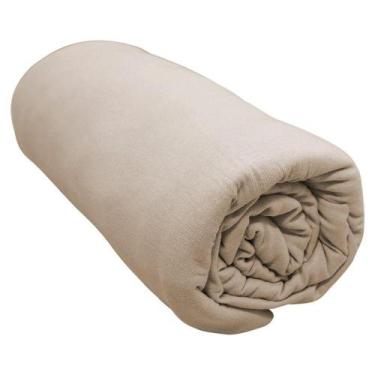 Imagem de Lençol Com Elástico Solteiro Portallar Malha 100% Algodão Liso Linha C