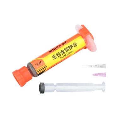 Imagem de Pasta De Solda De Tubo De Agulha De Prata 179 Graus Sem Chumbo Para Re