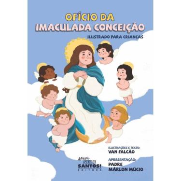 Imagem de Ofício da Imaculada Conceição ilustrado para crianças