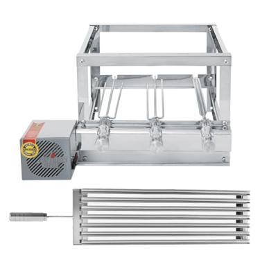 Imagem de Churrasqueira Gira Grill Artinox - 100% Inox - 3 Espetos Giratórios + 1 Grelha Modular Argentina com Coletor de Gordura