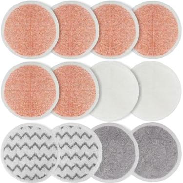 Imagem de Almofadas de substituição para esfregão Spin Wave Bissell Spin Wave 20399 23157 23159 2039A 2124A 20393 2039T 2039W 20391 20395 2307 2315A Refil de esfregão de piso duro - Peça #16112999 7 e 14 611298