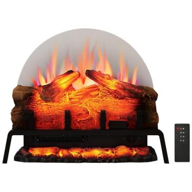 Imagem de Lareira Elétrica Ecológica com Controle Remoto, 6 Cores de Chama, 5 Níveis de Brilho e Som Crepitante, 110V 750W/1500W,  PuraFlame EF511A,