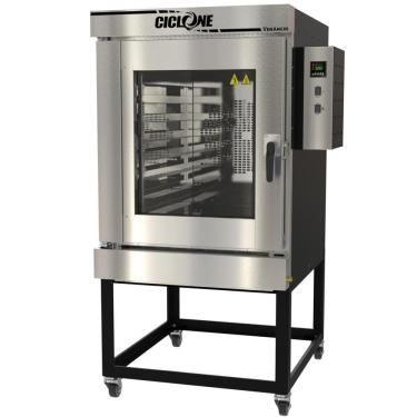 Imagem de Forno Turbo A Gás Venâncio Ciclone 8 Esteiras Interior Inox Exterior Aço Carbono 220V FTCG8