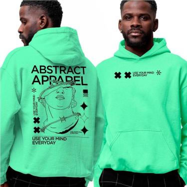 Imagem de Moletom Canguru Com Capuz‎ Abstract Apparel Everyday Mode Street-Unissex