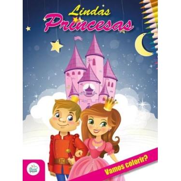 Imagem de Vamos colorir lindas princesas - PASSO A PASSO, 3