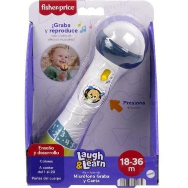 Imagem de FISHER-PRICE Aprender Brincar Microfone com SONS e Gravador Mattel JFW