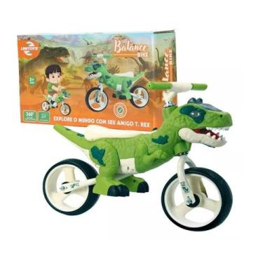 Imagem de Bicicleta Balance Bike Dino T-Rex Aro 12 - Unitoys