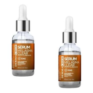 Imagem de Kit 2 Serum Melasma Clareador Facial Redução Rugas - Dermachem