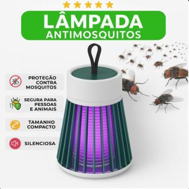 Imagem de Mata Pernilongos USB Luz UV Compacta Para Dormir Silenciosa Portátil -