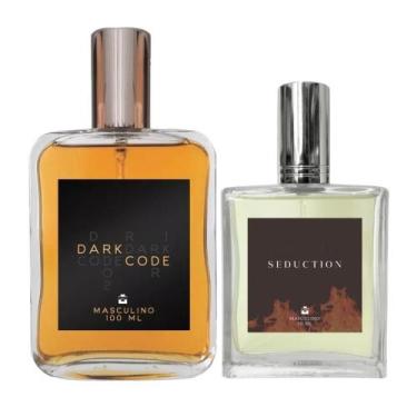 Imagem de Kit Perfume Masculino Dark Code 100Ml + Seduction 50Ml - Essência Do B