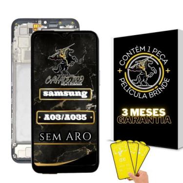 Imagem de Tela Display Samsung A03/A035 Com Aro + Película de Brinde